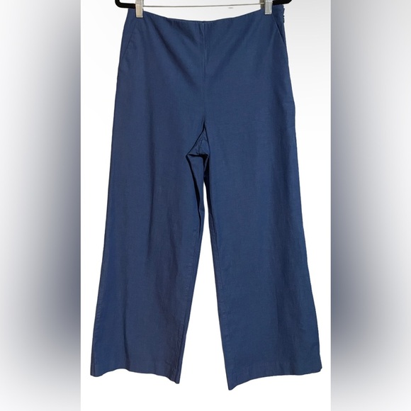 Ann Taylor pants women’s wide-leg color blue size 12 - Picture 1 of 7